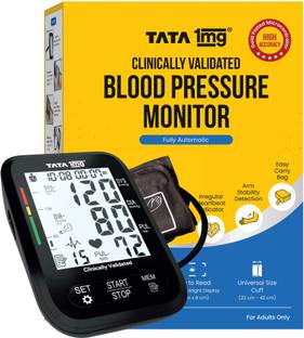 TATA 1mg BP-04 Clinically Validated Blood Pressure Monitor with Gold Plated Microprocessor Bp Monitor