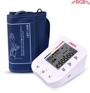 RGB Digital Blood Pressure Monitor Machine with C type USB Port | Upper Arm Portable BPM 44 Bp Monitor