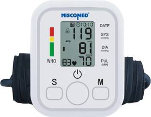NISCOMED PW-(222) New Automatic Digital Blood pressure Monitor(White) PW-222 Bp Monitor
