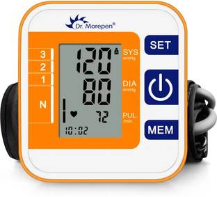 Dr. Morepen Blood Pressure Monitor with 4 Batteries BP-14 Bp Monitor