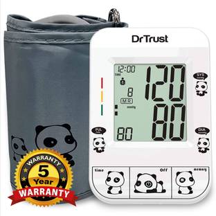 Dr Trust USA Fully Automatic Paediatric Digital Blood Pressure Testing Machine with MDD Technology for Kids and Adults Model 111 Bp Monitor