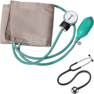 SWADESI BY MCP Aneroid sphygmomanometer and stethoscope Blood Pressure Machine and Stethoscope Bp Monitor