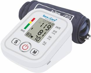 Sara+Care BP Machine With High Accuracy, Fully Automatic BPM-101 Bp Monitor