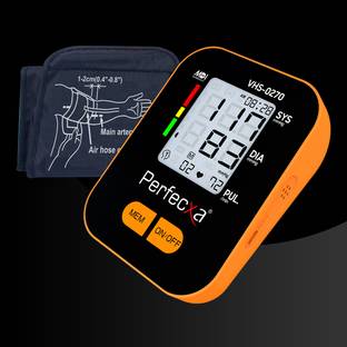 Perfecxa Arm Blood Pressure Monitor (Inflation Technology for Fast and Accurate Results) Bp Monitor