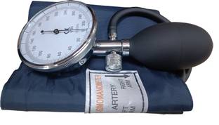 SWADESI BY MCP Aneroid Sphygmomanometer Palm Manual Blood Pressure Monitor With Adult Size Cuff One Handed Manual Blood Pressure Cuff, Blood Pressure Sphygmomanometer With Cuff Bp Monitor