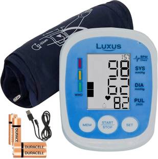 LUXUS BP-105 Digital Automatic Blood Pressure Monitor with USB C port cable Bp Monitor