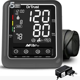 Dr Trust (USA) Atrial Fibrillation Automatic Dual Talking Digital Blood Pressure Monitor Machine Bp Monitor