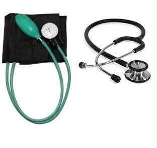 RnB Aneroid Manual Sphygmomanomete Blood Pressure Monitor with Acoustic Stethoscoper Upper Arm Dial Type Manual BP Machine Bp Monitor