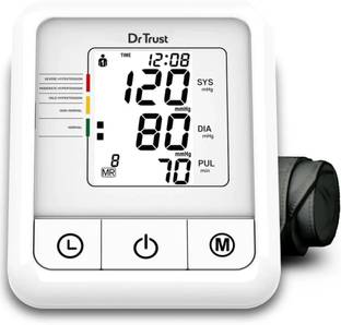Dr Trust (USA) Fully Automatic Digital Check 110 Blood Pressure Machine with MDI Technology Bp Monitor