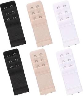 Sona 6 Pcs Women's Bra extenders 2 Hooks/3 Hooks Bra Extension Hook Extender