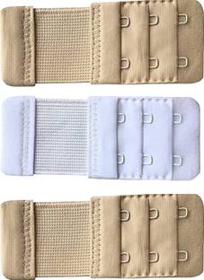 LOMOZAN Bra Hook Extender Premium Quality(Beige-2pc,White-1pc) Hook Extender