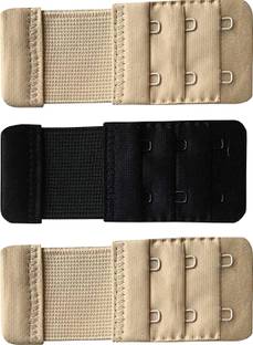 LOMOZAN Bra Hook Extender Premium Quality(Beige-2pc,Black-1pc) Hook Extender