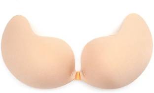 Peralent Women Invisible Backless Front Open Self Adhesive Light Padded Cup Bra Silicone Push Up Bra Pads