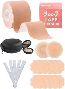 Soldtrue Breast Shaper & Lifter Boob Tape with 10 Nipple 36 Fashion Tape Cotton Cup Bra Petals