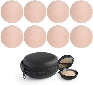 Buyer Choice 4 Pair Nipple Covers Reusable Comfortable & Invisible Adhesive Silicone Pasties Silicone Peel and Stick Bra Pads