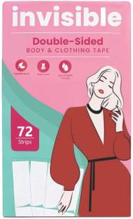 Kinematic Enterprise Silicon Double Sided for Wall Waterproof Grip Body Tape for Clothes Cotton Peel and Stick Bra Petals