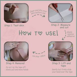 My Machine Breast Shaper & Lifter Boob Tape with 10 Nipple Pasties for Women NV162 Nursing Breast Pad