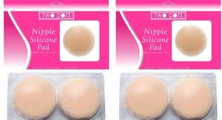 TWO DOTS Two Dots Silicone Adhesive Nipple covers for Women - Reusable Silicone Peel and Stick Bra Pads