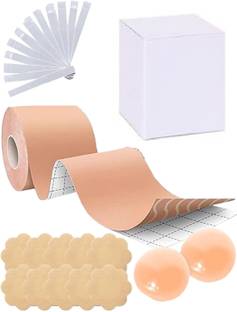 HSR Multipurpose Body Tape for Women, Push Up & Lifting, Double Sided Tape Included Nylon Bra Strap Cushion