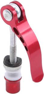 NSV Aluminum Alloy Quick Release Bicycle Clamp Bolt Seat Post 6 x 55mm Pole (Red) Brake Shoe