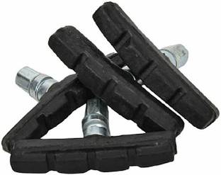 Onbicle Bicycle Brake Shoes 4pc Brake Shoes Power Brake Pads Brake Rubber Set Bicycle Brake Disk