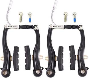 NSV Cycle V-Brake Panja Set Front & Rear Alloy Power Brakes Set For Bicycle Brake Shoe