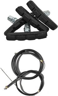 IRONCLUTCH Bicycle Wire + Break Shoe Combo Product Brake Shoe