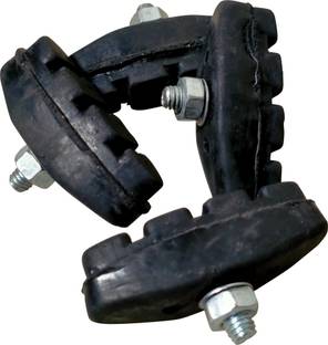 MADHAV 4 Piece Black Rubber Brake Shoe Pads for 12T,14T,16T,and 20T Brake Shoe