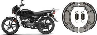 Garg overseas Two Wheeler Hero Splendor Front Brake Shoes Set of 2Pcs Brake Shoe