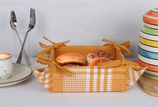 Peperhomia Cotton Bread Basket