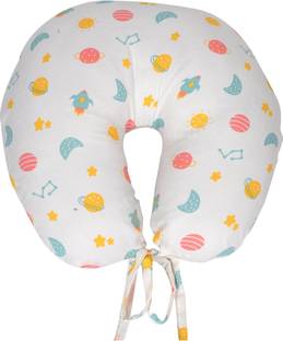 VoiDrop 100% Muslin Breaast Feeding Pillow, Nursing Pillow with Detachable Cover Baby Breastfeeding Pillow