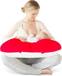 Get IT Breast feeding Recron Pillow, Removable coverwith Zip, Buckle Adjust,NursingGift Breastfeeding Pillow