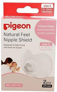 Pigeon Natural Feel Nipple Shield Size 3, 79142 Breast Nipple Shield