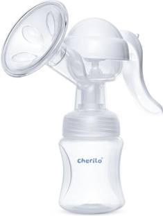 Cherilo Breast Pump,3-Level Suction Adjustment , 2 Free Breast Pads, Storage Bottle  - Manual