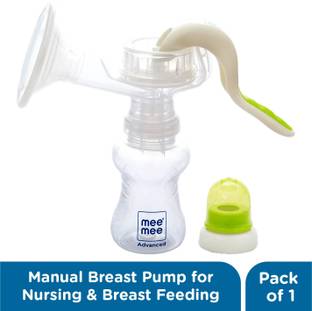 MeeMee Manual Breast Pump for Nursing & Breastfeeding |Soft & Gentle  - Manual