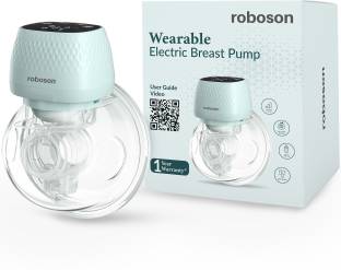 Roboson Wearable Electric Breast Pump with 3 Modes & 9 levels, with Rechargeable Battery  - Electric