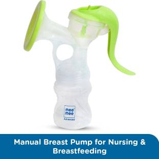 MeeMee Manual Breast Pump for Nursing & Breastfeeding |Soft & Gentle  - Manual