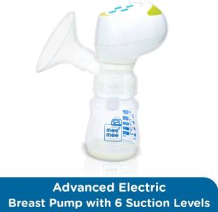MeeMee Advanced Electric Breast Pump for Breastfeeding|Soft Silicon|Dual Mode Design  - Manual