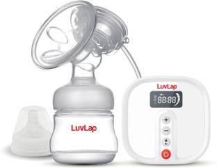 LuvLap Convertible Electric Breast Pump with 3 Phase Pumping,with Rechargeable Battery  - Electric
