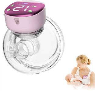 lucario Wearable Breast Pumps with LCD Display, 4 Modes 12 Levels,Leak-Proof Design  - Electric