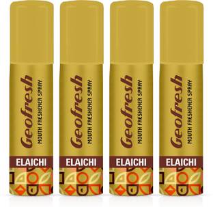 Geofresh Mouth Freshener Spray Elaichi (Pack of 4) Spray