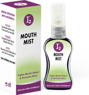 I2Cure Mouth Mist- For Instant Mouth Freshness,Eliminates Bad Breath, Spray