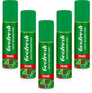 Geofresh Paan Mouth Freshener Spray | Instant Fresh Breath, Pocket-Friendly | 150+ Sprays Spray