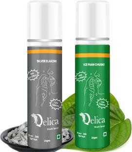 Qelica Instant Mouth and Breath Freshner Ice Effect Coolest Long Lasting Spray