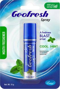 Geofresh Cool Mint Mouth Freshener, Instant Fresh Breath, Fights Odour & Supports Hygiene Spray