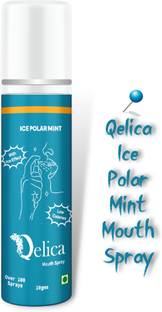 Qelica Ice Polar Mint Instant Mouth Freshner Spray Oral Care Spray