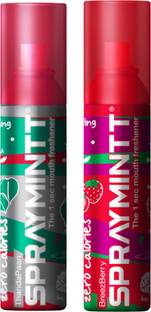 Spraymintt 1 Second Instant Mouth Freshener Combo - Thandapaan + Breezeberry Spray