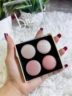 tanvi27 4 Colors Highlighter Makeup Palette