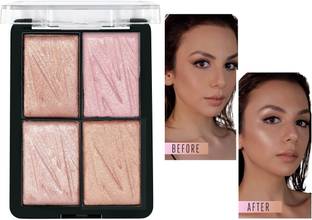 REIMICHI New Multi use Bendable & Long Lasting Blinding Glow Highlighter Face palette