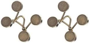 CUZWAVE Adjustable Waist Buckle for Pants, Instant Jeans Button Pins Pack Of 2 Brooch